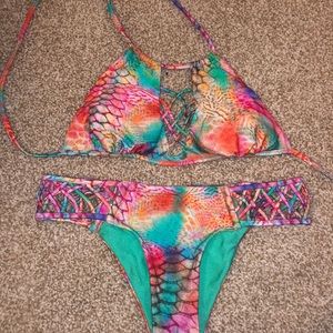 Luli Fama tropical bikini XS